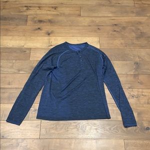 Lululemon Navy Blue Men’s Long Sleeve Henley